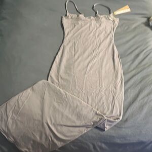 Skims Gray Slip Dress